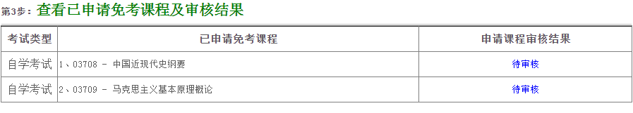 江西省2024年上半年自學(xué)考試部分免考課程網(wǎng)上申請流程演示