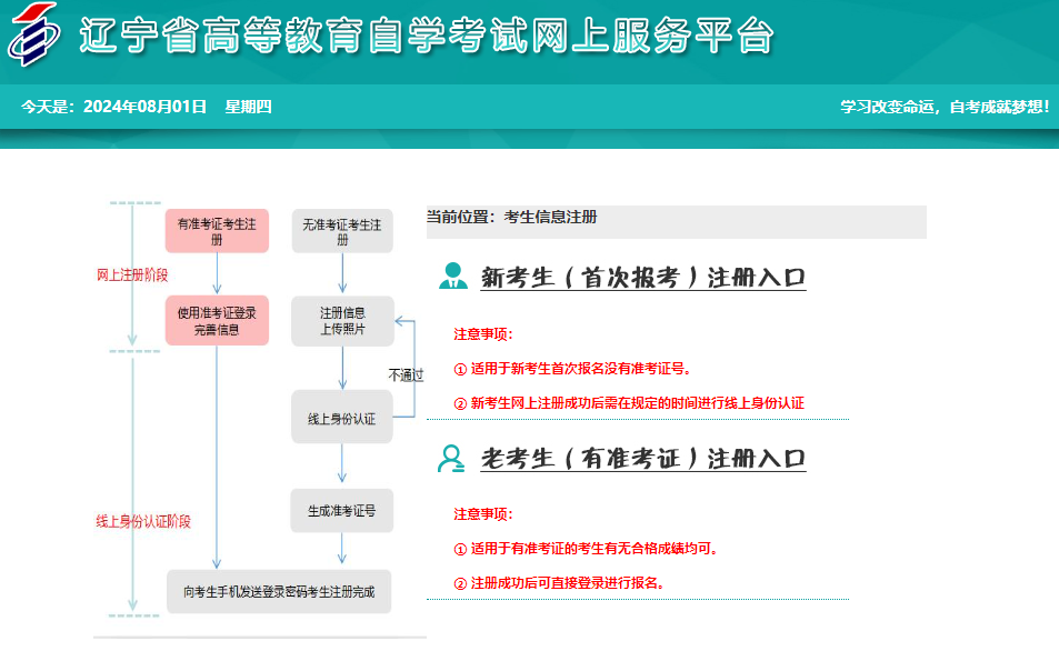 2024年下半年遼寧遼陽市自考報(bào)名時間：9月1日至9月10日