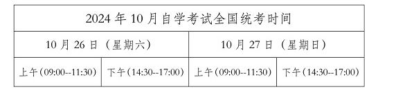 黑龍江省招生考試信息港：關于我省2024年10月高等教育自學考試注冊報考相關工作的通知